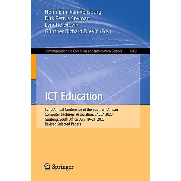 ICT Education / Communications in Computer and Information Science Bd.1862