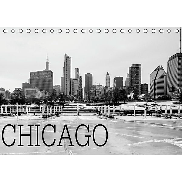 Icy Chicago (Tischkalender 2019 DIN A5 quer), David Stein