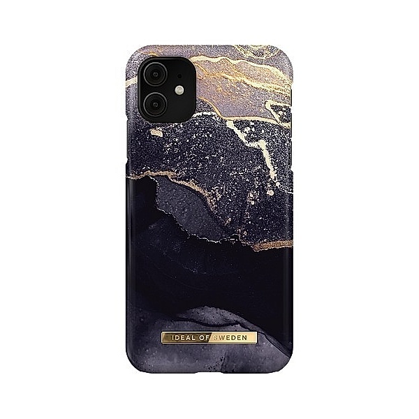 IDEAL OF SWEDEN iPhone 11/XR Fashion Case Golden Twilight Marble