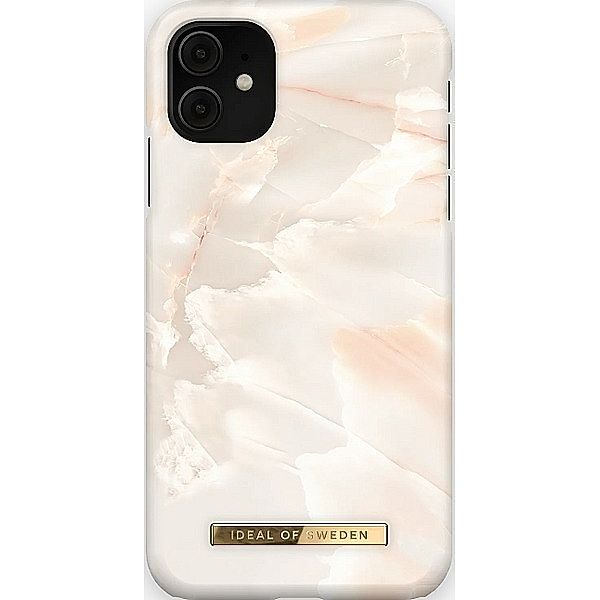 IDEAL OF SWEDEN iPhone 11/XR Fashion Case Rose Pearl Marble