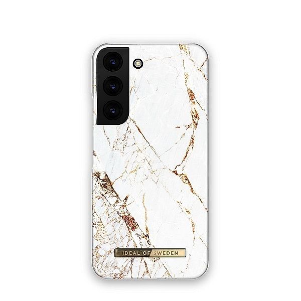 IDEAL OF SWEDEN Samsung Galaxy S22 Fashion Case Carrara Gold