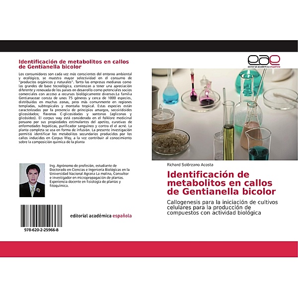 Identificación de metabolitos en callos de Gentianella bicolor, Richard Solórzano Acosta