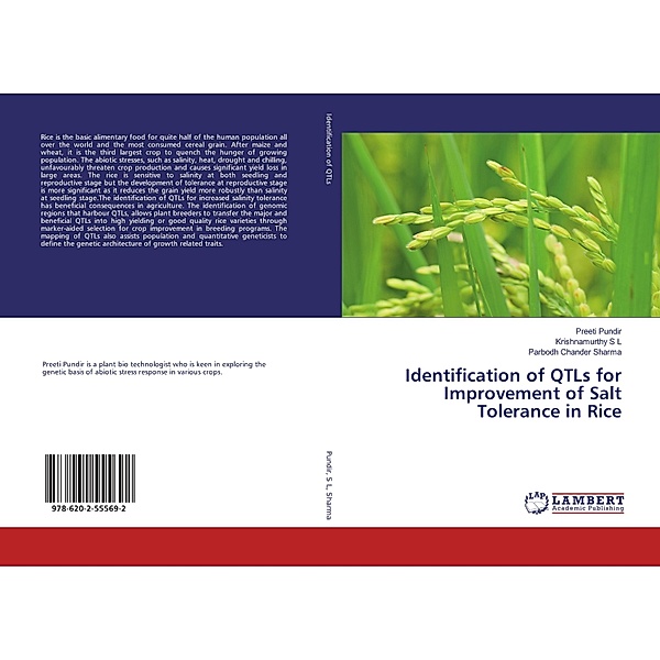Identification of QTLs for Improvement of Salt Tolerance in Rice, Preeti Pundir, Krishnamurthy S L, Parbodh Chander Sharma