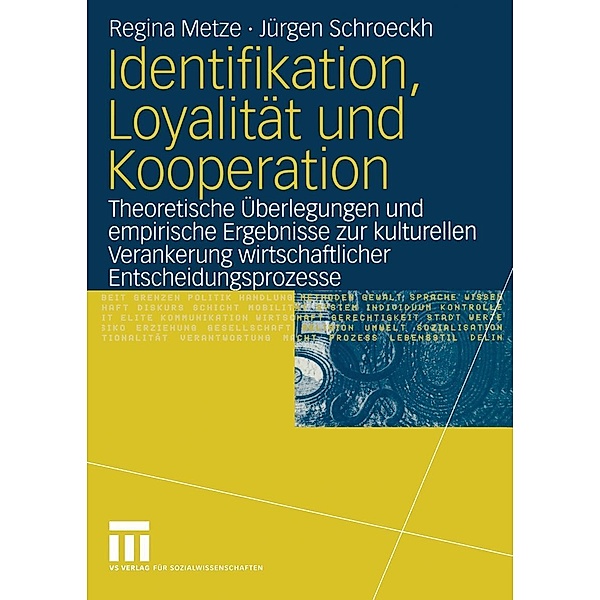 Identifikation, Loyalität und Kooperation, Regina Metze, Jürgen Schroeckh