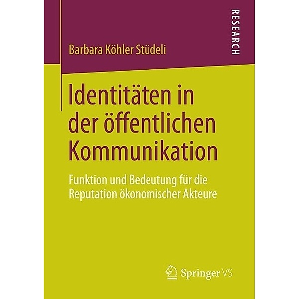 Identitäten in der öffentlichen Kommunikation, Barbara Köhler Stüdeli