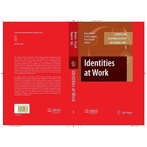 Identities at Work / Technical and Vocational Education and Training: Issues, Concerns and Prospects Bd.5