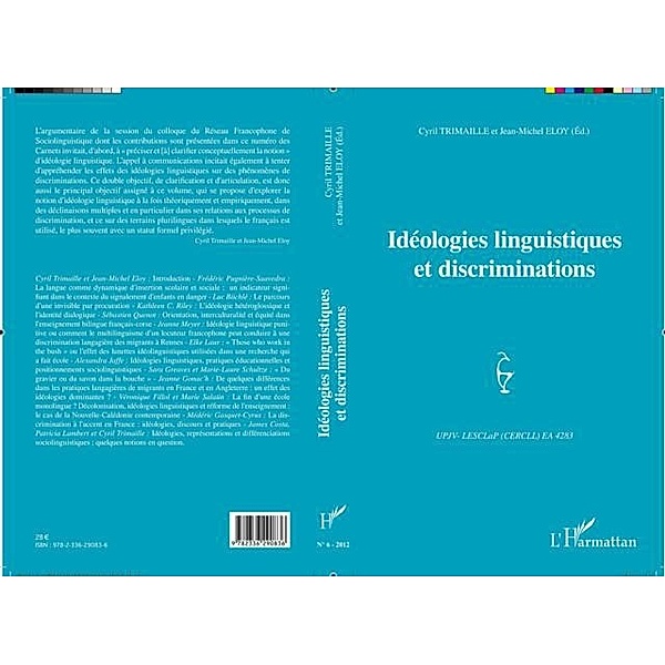 Ideologies linguistiques et disriminations / Hors-collection, Collectif