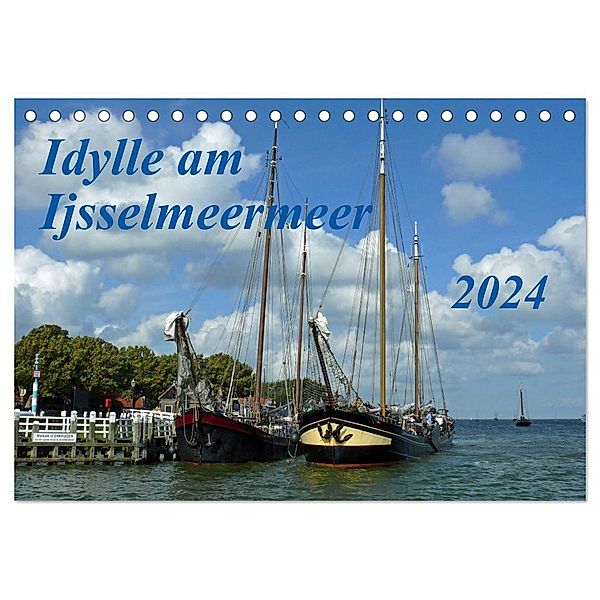 Idylle am Ijsselmeer (Tischkalender 2024 DIN A5 quer), CALVENDO Monatskalender, Claudia Kleemann