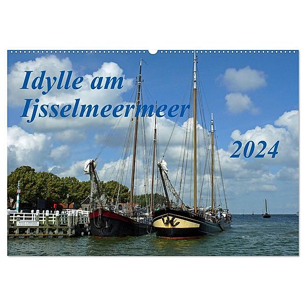 Idylle am Ijsselmeer (Wandkalender 2024 DIN A2 quer), CALVENDO Monatskalender, Claudia Kleemann