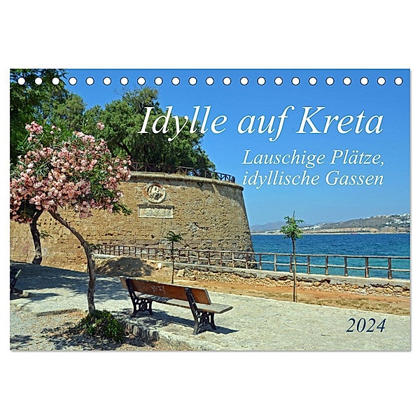 Idylle auf Kreta (Tischkalender 2024 DIN A5 quer), CALVENDO Monatskalender, Claudia Kleemann
