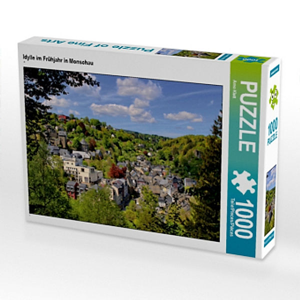 Idylle im Frühjahr in Monschau (Puzzle), Arno Klatt