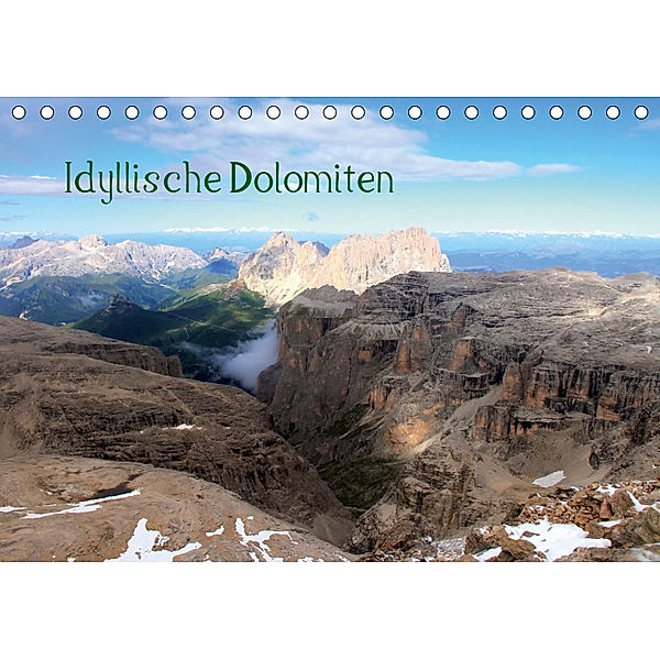 Idyllische Dolomiten (Tischkalender 2019 DIN A5 quer), Gerhard Albicker