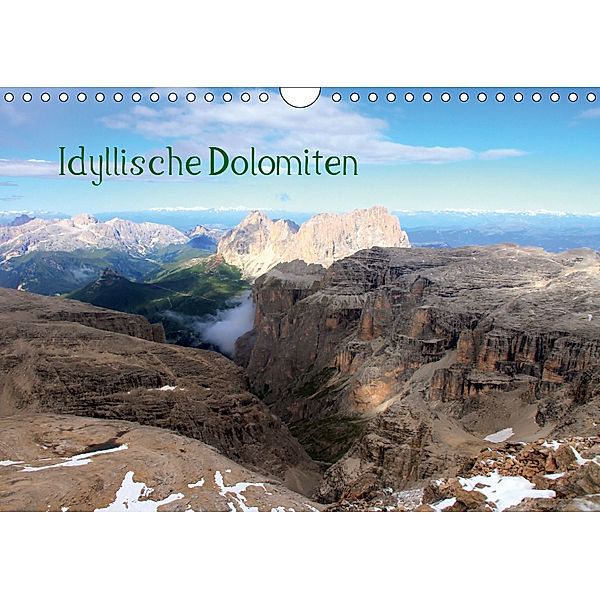 Idyllische Dolomiten (Wandkalender 2019 DIN A4 quer), Gerhard Albicker