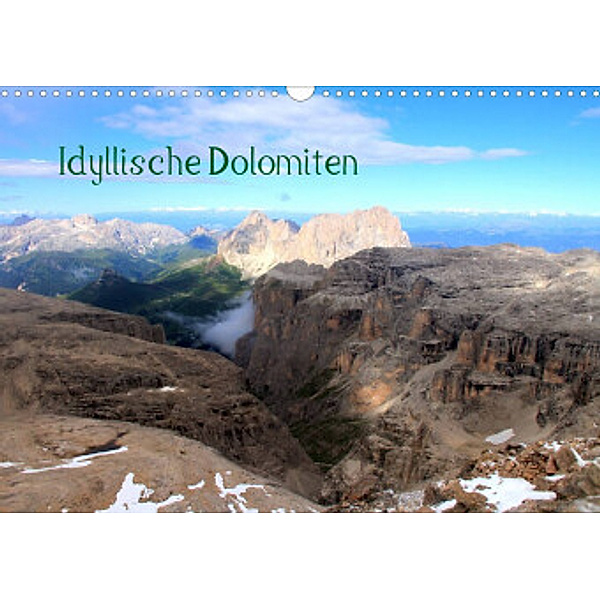 Idyllische Dolomiten (Wandkalender 2022 DIN A3 quer), Gerhard Albicker
