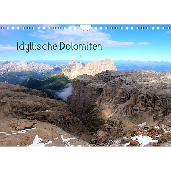 Idyllische Dolomiten (Wandkalender 2023 DIN A4 quer), Gerhard Albicker