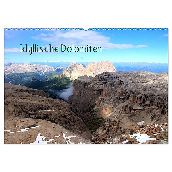 Idyllische Dolomiten (Wandkalender 2024 DIN A2 quer), CALVENDO Monatskalender, Gerhard Albicker