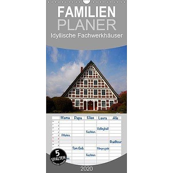 Idyllische Fachwerkhäuser - Familienplaner hoch (Wandkalender 2020 , 21 cm x 45 cm, hoch), Veronika Rix