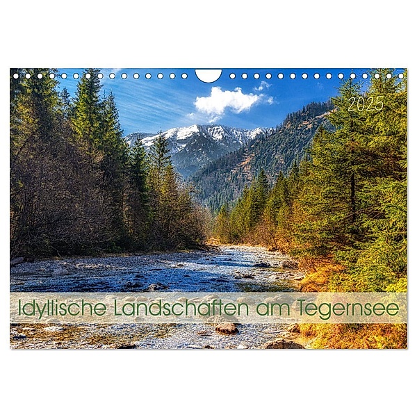 Idyllische Landschaften am Tegernsee (Wandkalender 2025 DIN A4 quer), CALVENDO Monatskalender, Calvendo, Tom-Pic-Art