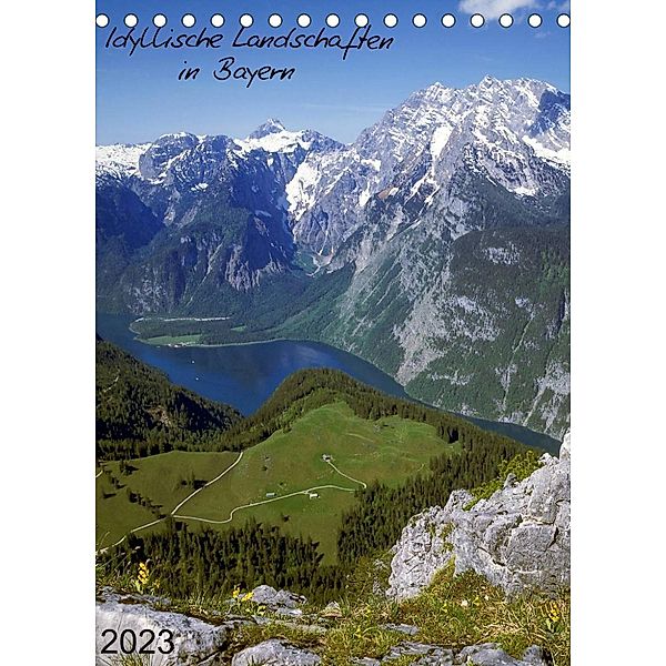 Idyllische Landschaften in Bayern (Tischkalender 2023 DIN A5 hoch), N N