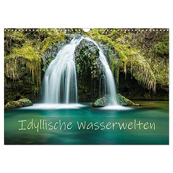Idyllische Wasserwelten (Wandkalender 2025 DIN A3 quer), CALVENDO Monatskalender, Calvendo, Monika Scheurer