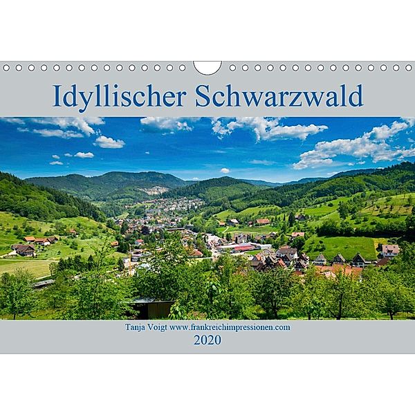 Idyllischer Schwarzwald (Wandkalender 2020 DIN A4 quer), Tanja Voigt