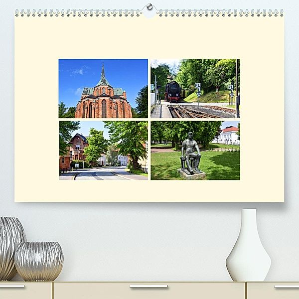 Idyllisches BAD DOBERAN, eine sehenswerte Kleinstadt (Premium, hochwertiger DIN A2 Wandkalender 2023, Kunstdruck in Hoch, Ulrich Senff