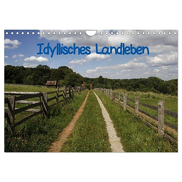 Idyllisches Landleben (Wandkalender 2024 DIN A4 quer), CALVENDO Monatskalender, Antje Lindert-Rottke