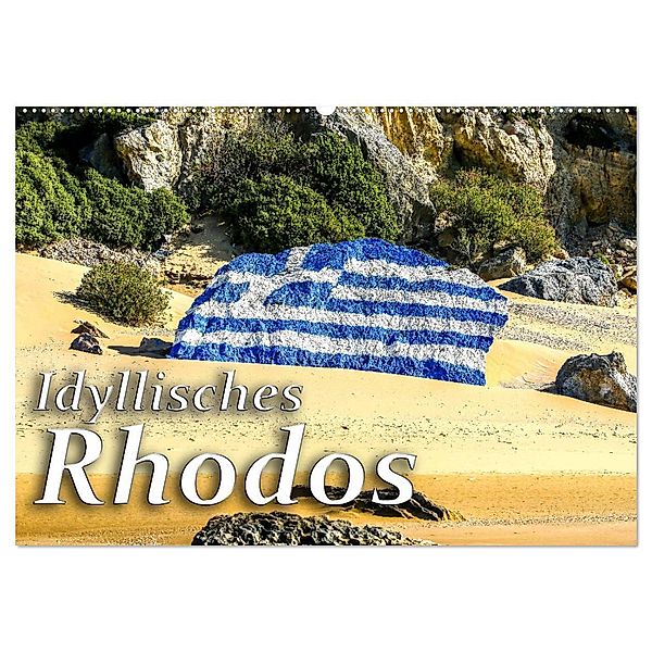 Idyllisches Rhodos (Wandkalender 2024 DIN A2 quer), CALVENDO Monatskalender, Harry Kübler