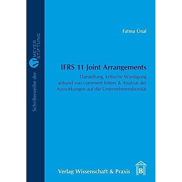 IFRS 11 Joint Arrangements., Fatma Ünal
