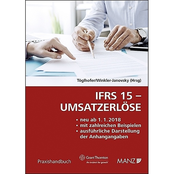 IFRS 15 - Umsatzerlöse, Josef Töglhofer, Alexandra Winkler-Janovsky