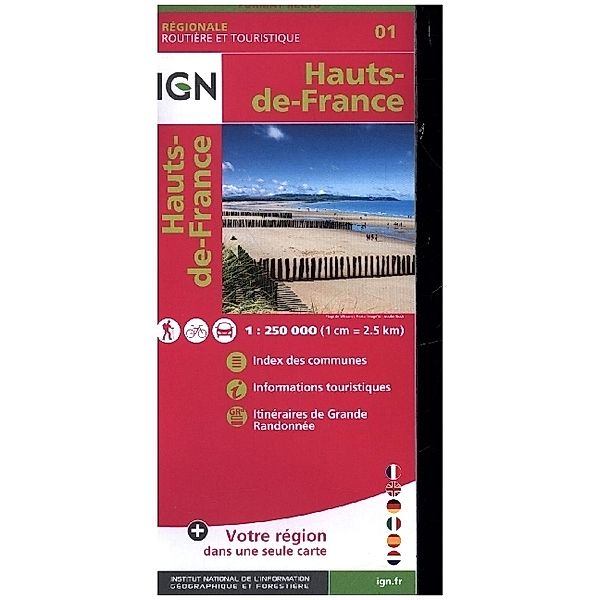 IGN Cartes régionales / NR01 / NR01 Hauts de France