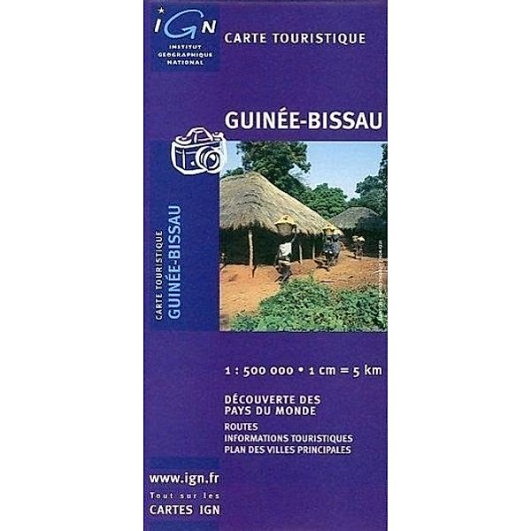 IGN Karte, Carte touristique Guinée-Bissau