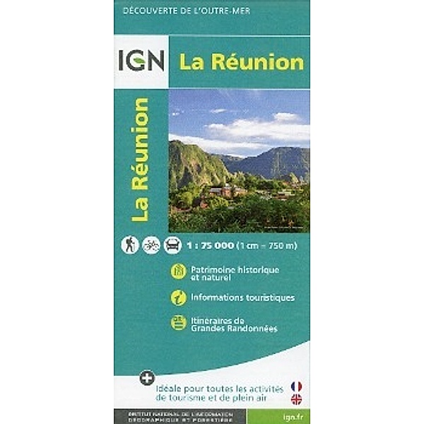 IGN Karte, Découverte de l'outre-mer La Reunion