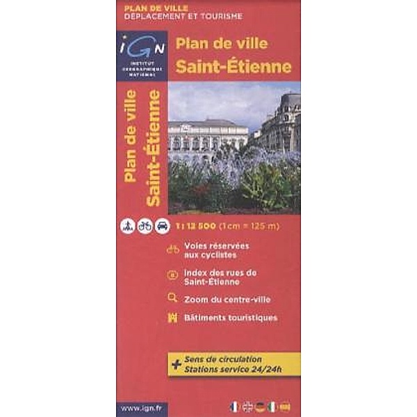 IGN Karte, Plan de ville / IGN Karte, Plan de ville Saint-Étienne