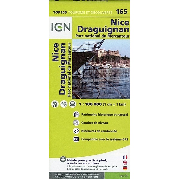 IGN Karte, Tourisme et découverte Nice, Draguignan