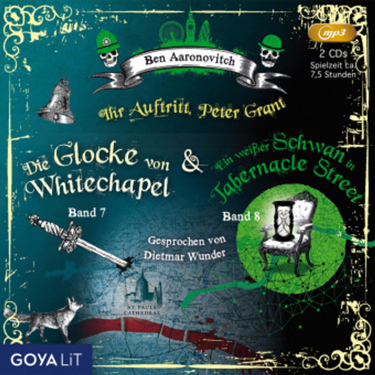 Ihr Auftritt, Peter Grant: Die Glocke von Whitechapel [7] Ein weißer Schwan  in Tabernacle Street [8], 2 Audio-CD, MP3 Hörbuch