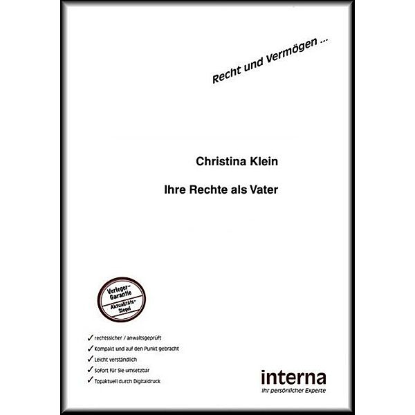 Ihre Rechte als Vater, Christina Klein