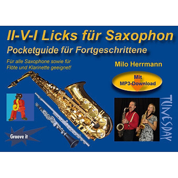 II-V-I Licks für Saxophon - Pocketguide für Fortgeschrittene, Milo Herrmann