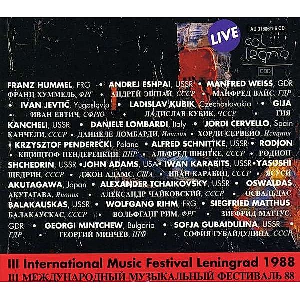 Iii Internat.Music Fest.Leningrad 1988, Diverse Interpreten