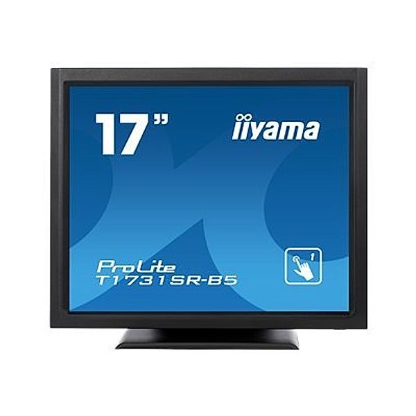 IIYAMA ProLite T1731SR-B5 43cm 17Zoll LCD 5:4 Resistive Touch Screen LED 1280 x 1024 Built-In Power AdapterHDMI