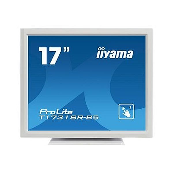 IIYAMA ProLite T1731SR-W5 43cm 17Zoll LCD 5:4 Resistive Touch Screen LED 1280 x 1024 Built-In Power AdapterHDMI