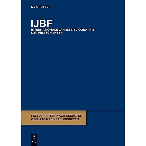 IJBF. Jahrgang 34 (2013)