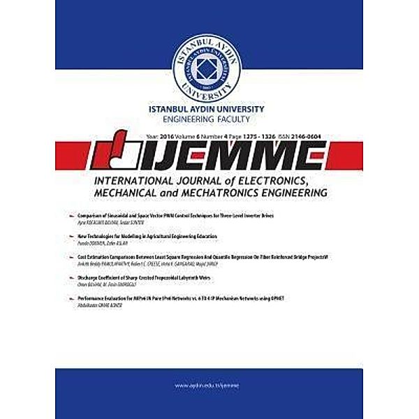 IJEMME / 2016 Volume 6 Bd.4