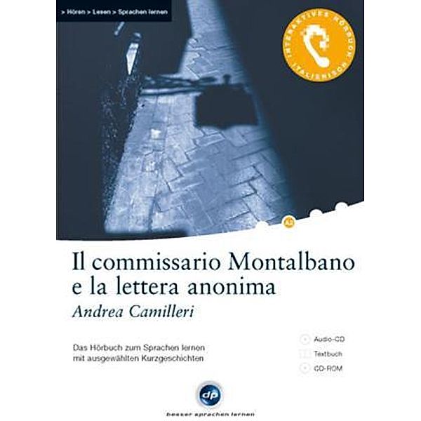 Il commissario Montalbano e la lettera anonima, 1 Audio-CD + 1 CD-ROM + Textbuch, Andrea Camilleri