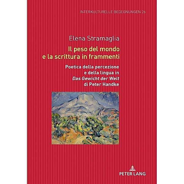 Il peso del mondo e la scrittura in frammenti, Stramaglia Elena Stramaglia