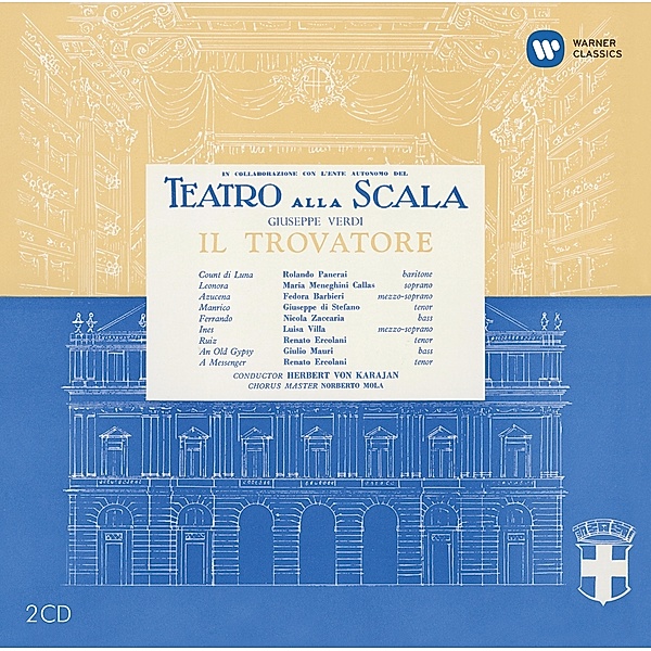 Il Trovatore (Remastered 2014), Callas, di Stefano, Panerai, Barbieri, Karajan, Otsm