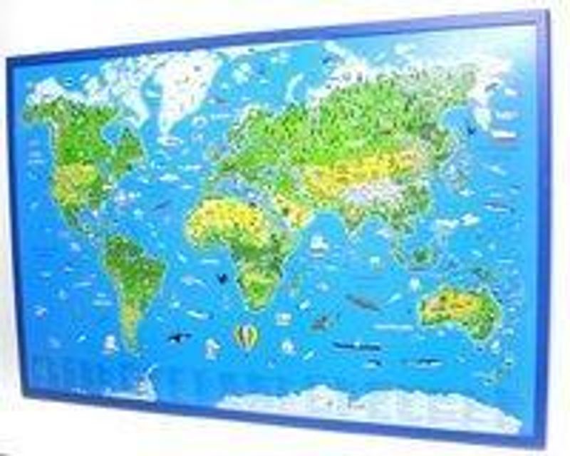 Illustrierte Weltkarte, auf Kork-Pinnwand Buch versandkostenfrei bei  Weltbild.de bestellen