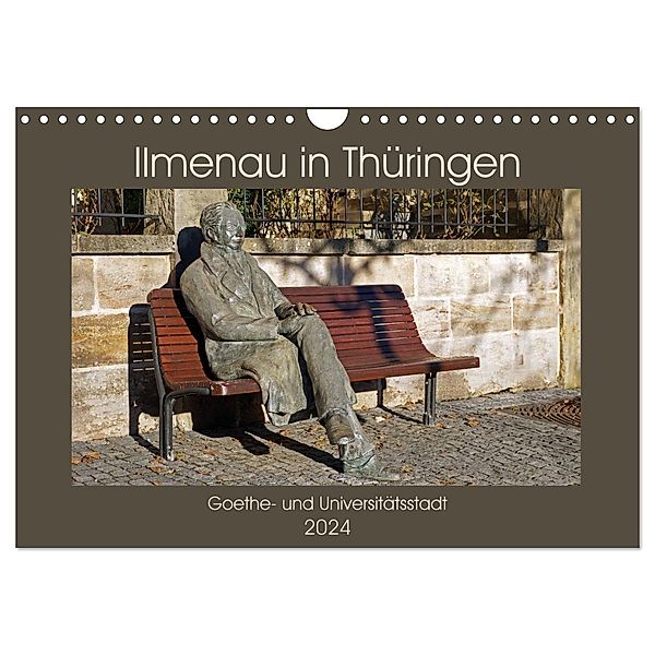 Ilmenau in Thüringen. Goethe- und Universitätsstadt (Wandkalender 2024 DIN A4 quer), CALVENDO Monatskalender, Flori0