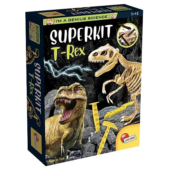 LiscianiGiochi I'm a Genius Super Kit T-Rex (Experimentierkasten)