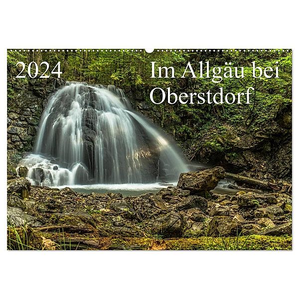 Im Allgäu bei Oberstdorf (Wandkalender 2024 DIN A2 quer), CALVENDO Monatskalender, Michael Wenk